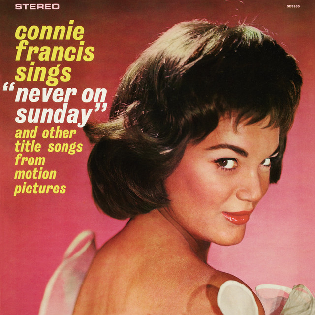 Connie Francis Sings Never On Sunday album cover