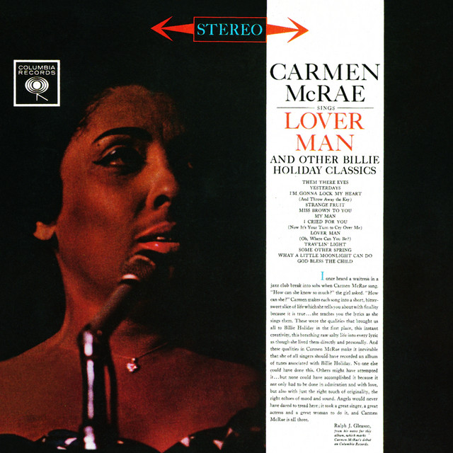 Carmen McRae Sings Lover Man And Other Billie Holiday Classics album cover