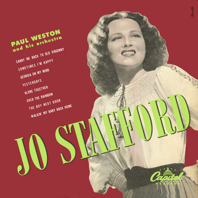 Songs By Jo Stafford album cover