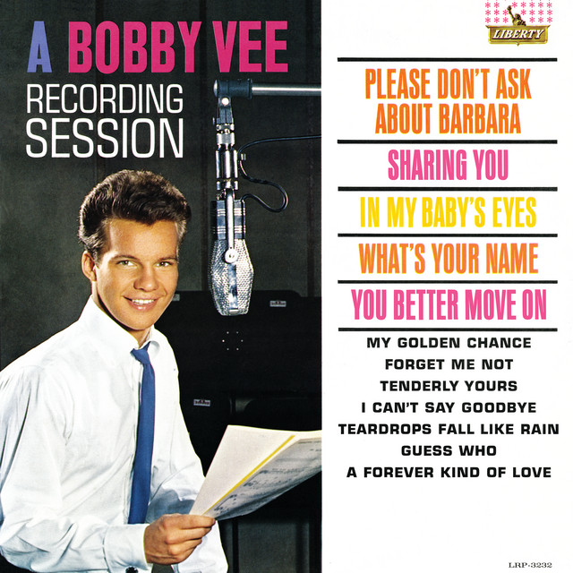 A Bobby Vee Recording Session album cover