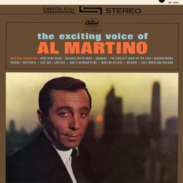 The Exciting Voice Of Al Martino album cover