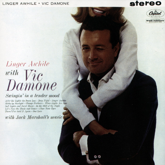 Linger Awhile with Vic Damone album cover