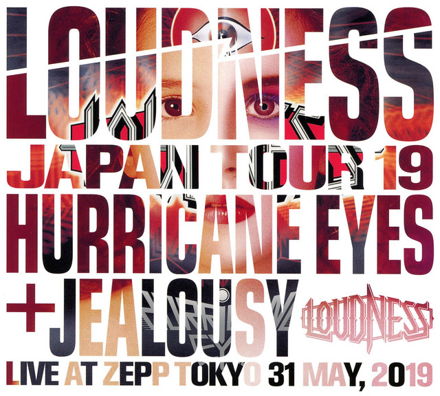 LOUDNESS JAPAN TOUR 19 HURRICANE EYES + JEALOUSY Live at Zepp Tokyo 31 May, 2019 (オーディオバージョン) album cover