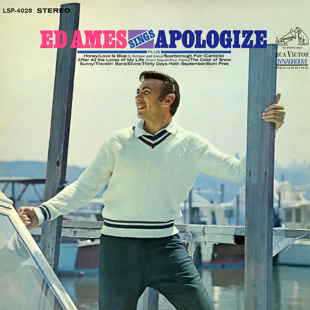 Ed Ames Sings Apologize album cover