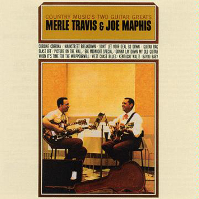 Country Music's 2 Guitar Greats Merle Travis & Joe Maphis album cover