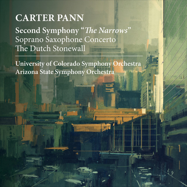 Carter Pann: The Narrows (Live) album cover