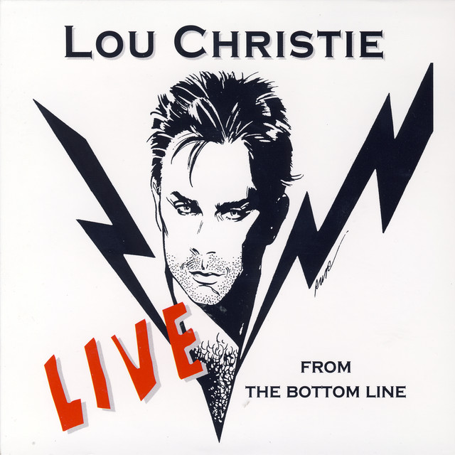 LOU CHRISTIE "LIVE FROM THE BOTTOM LINE" album cover