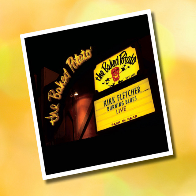 Live At the Baked Potato Burning Blues album cover