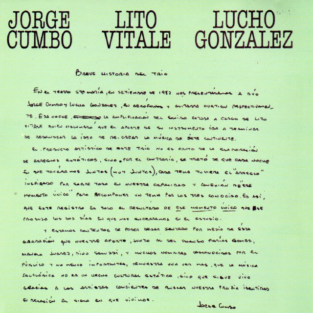 Cumbo Vitale González album cover