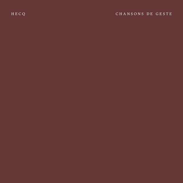 Chansons de geste album cover