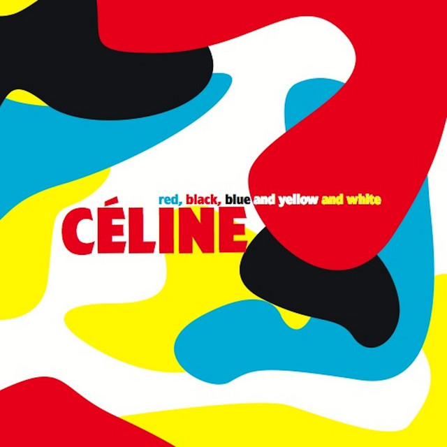 Red, black, blue and yellow and white album cover