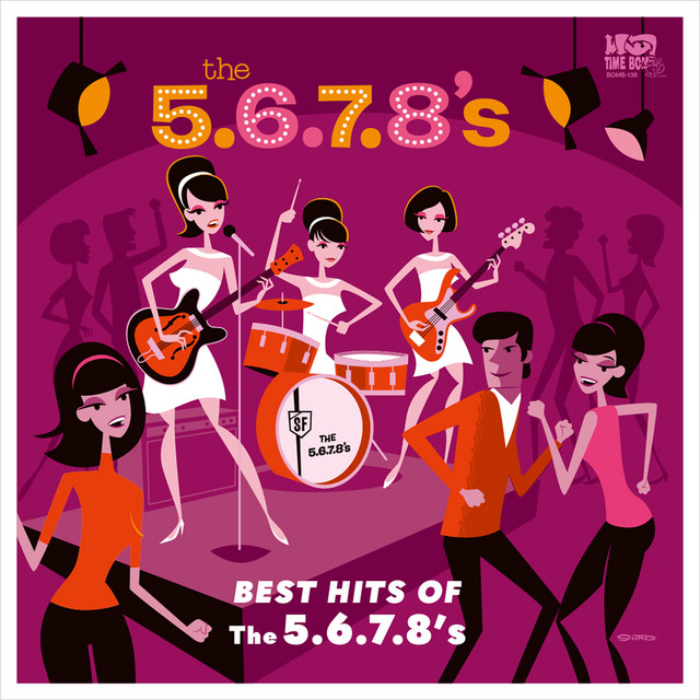 Best Hits of The 5.6.7.8's album cover