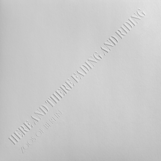 Here and There Fading and Riding album cover