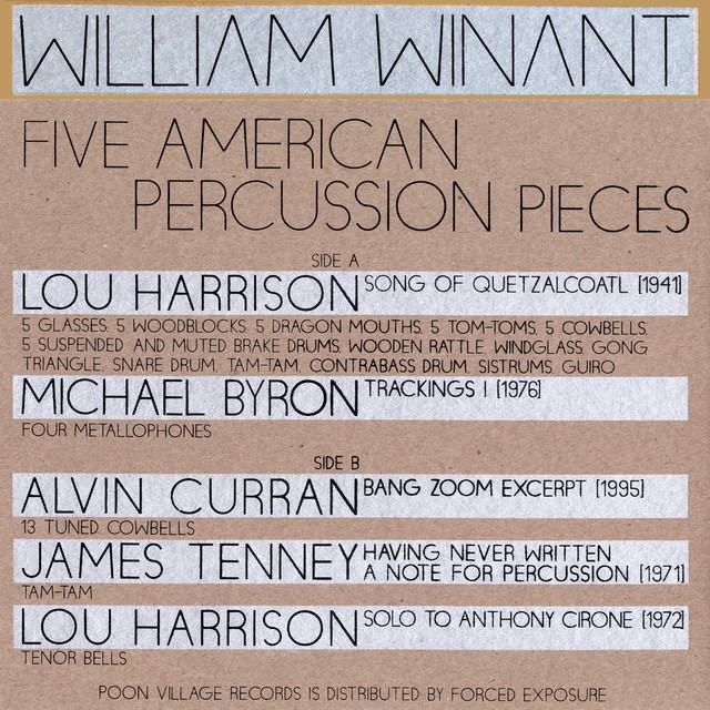 Five American Percussion Pieces album cover