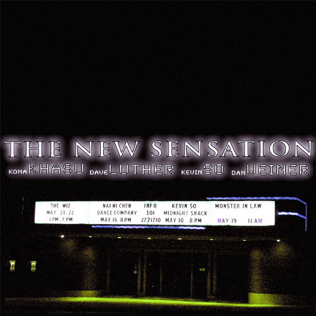 The New Sensation: Live in New York (3-31-08) [feat. Kona Khasu, Dave Luther, and Dan Weiner] album cover