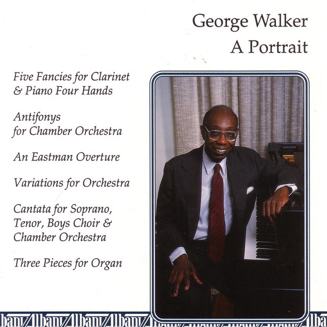 George Walker, A Portrait album cover