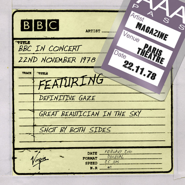 BBC In Concert 22nd November 1978 album cover