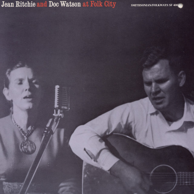 Jean Ritchie and Doc Watson at Folk City album cover