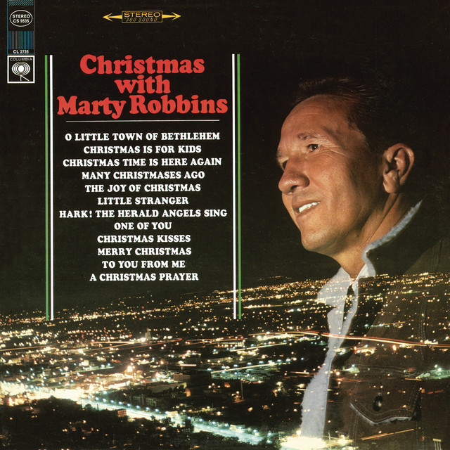 Christmas with Marty Robbins album cover