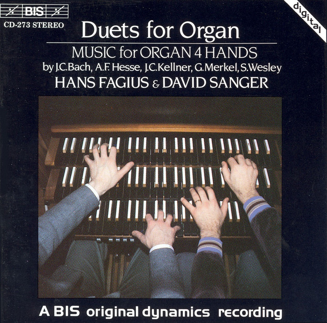 Bach, J.C. / Wesley / Hesse / Merkel: Duets for Organ album cover