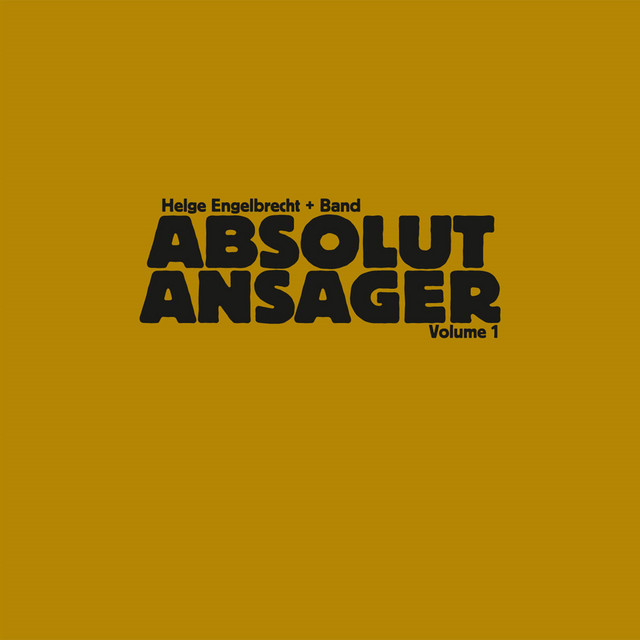 Absolut Ansager Vol. 1 album cover