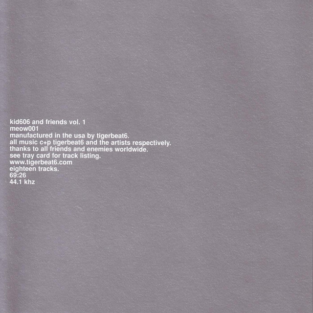 Kid606 And Friends Vol. 1 album cover