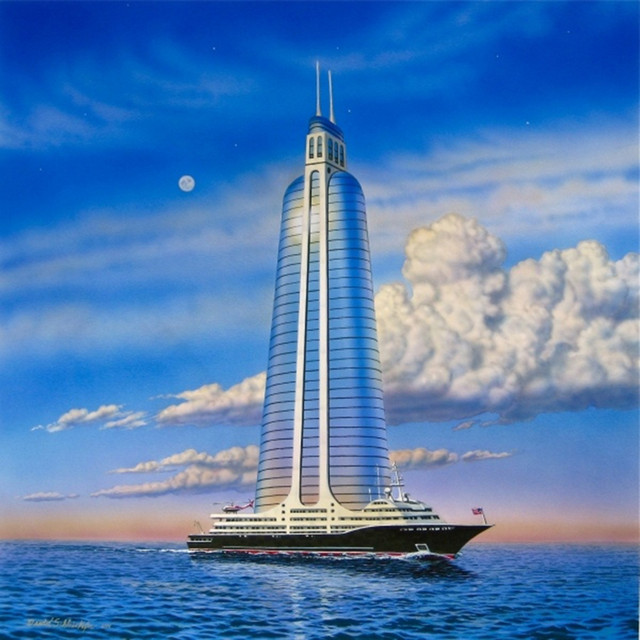 Skyscraper on a Megayacht album cover