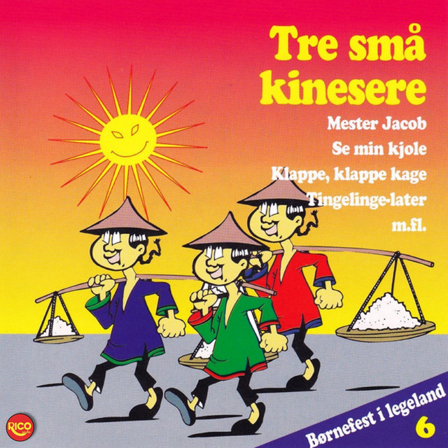 Børnefest i legeland - Tre små kinesere vol. 6 album cover