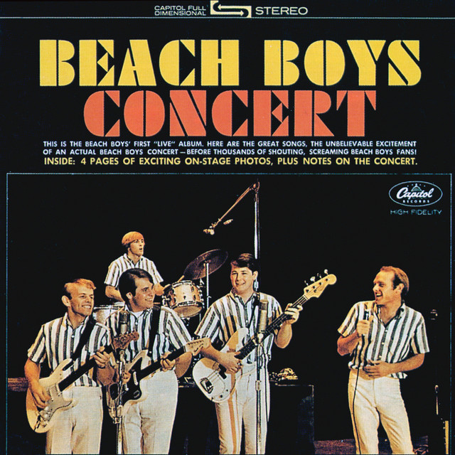 Beach Boys Concert (Live / Remastered) album cover