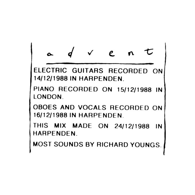 Advent album cover