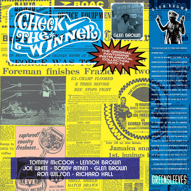 Glen Brown: Check The Winner - The Original Pantomine Instrumental Collection 1970-74 album cover