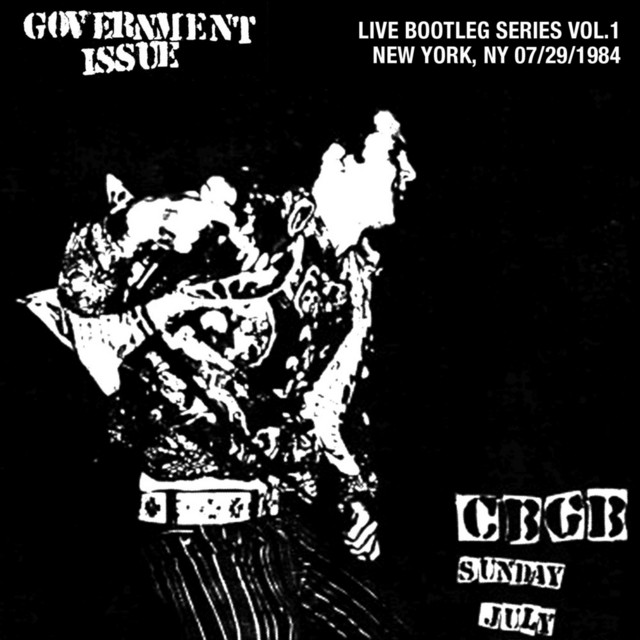 Live Bootleg Series Vol. 1: 07/29/1984 New York, NY @ CBGB album cover