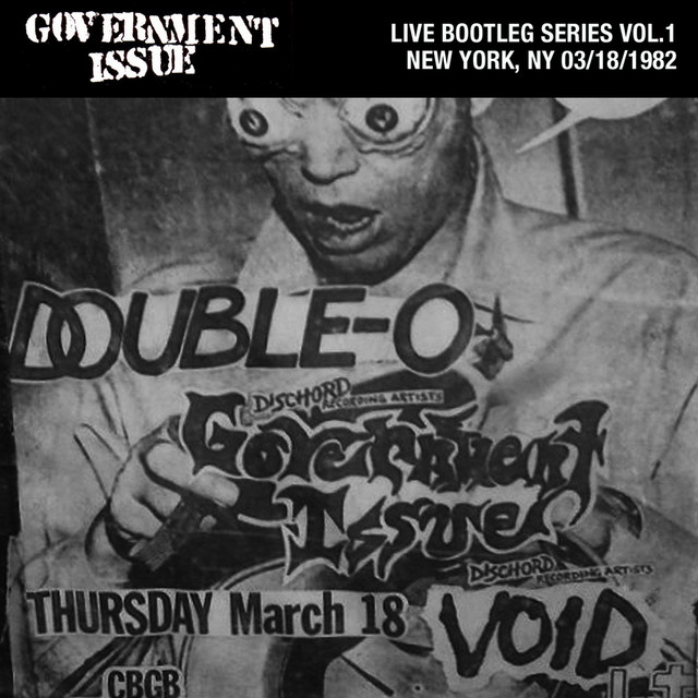 Live Bootleg Series Vol. 1: 03/18/1982 New York, NY @ CBGB album cover