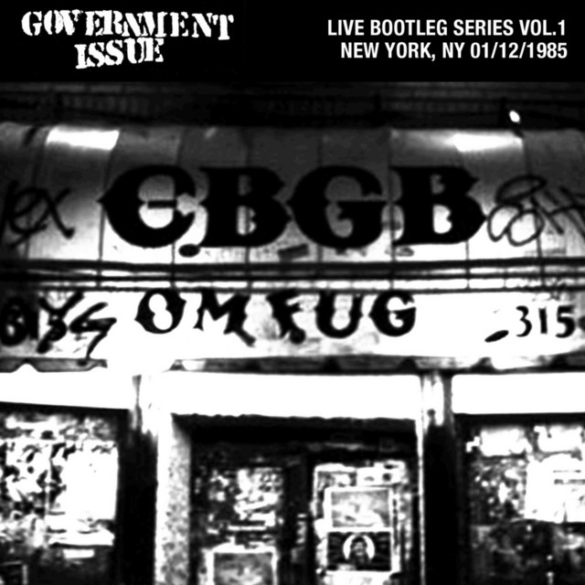 Live Bootleg Series Vol. 1: 01/12/1985 New York, NY @ CBGB album cover