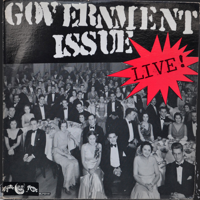 Government Issue Live! album cover