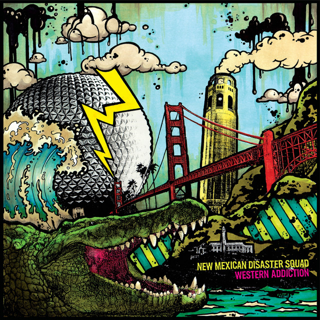 New Mexican Disaster Squad & Western Addiction Split album cover
