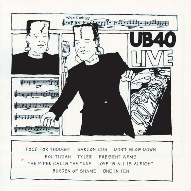 UB40 Live album cover
