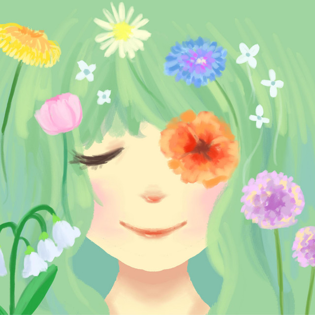 flower biome album cover