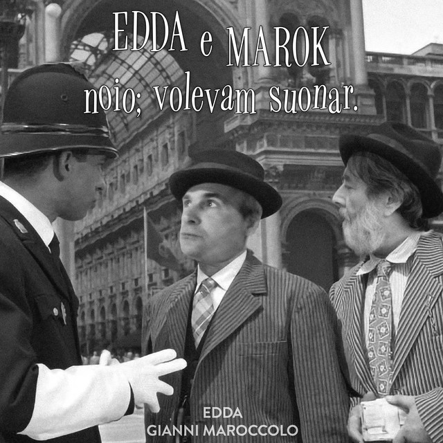 EDDA e MAROK – noio; volevam suonar album cover