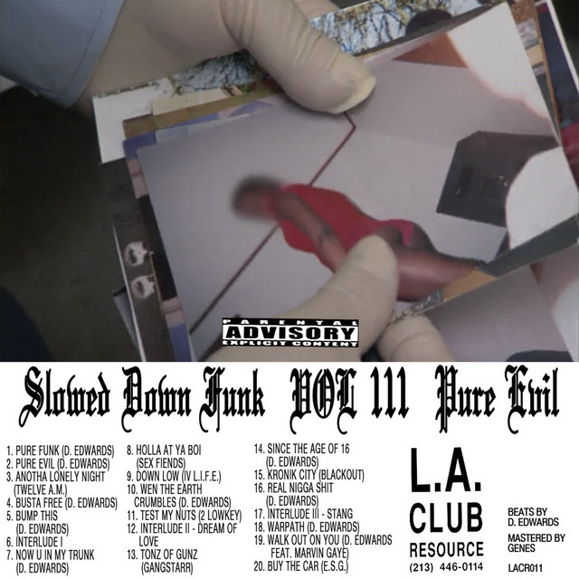 SLOWED DOWN FUNK VOL III - PURE EVIL album cover