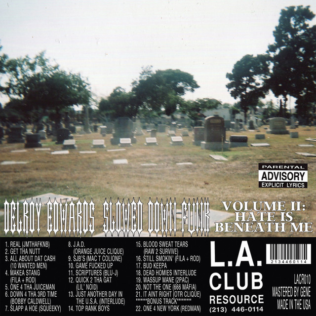 SLOWED DOWN FUNK - VOL II - HATE IS BENEATH ME album cover