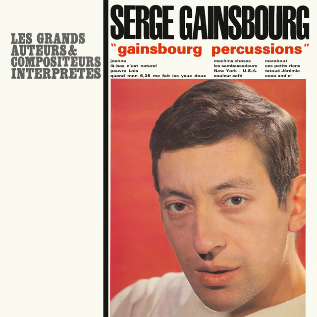 Gainsbourg percussions album cover