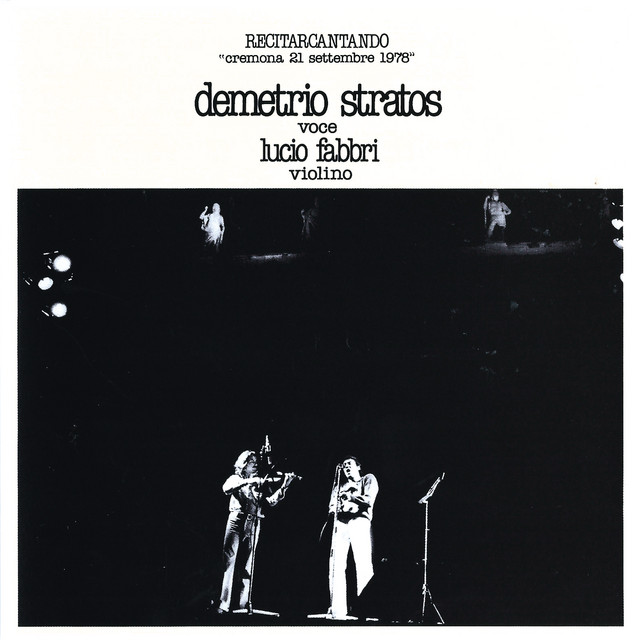 Recitarcantando (Live) album cover