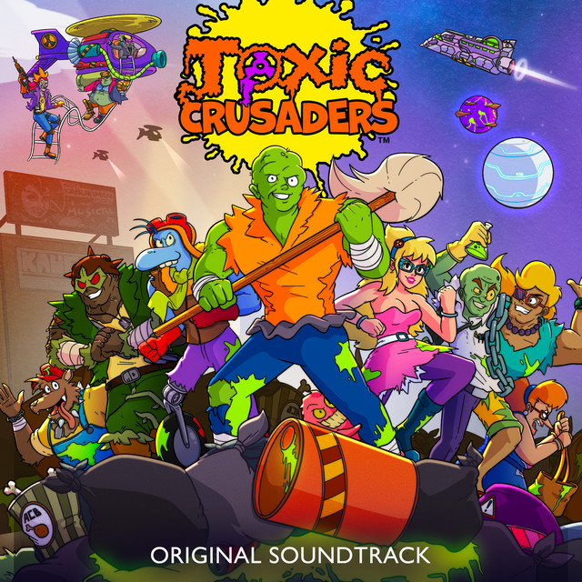 Toxic Crusaders Original Soundtrack album cover