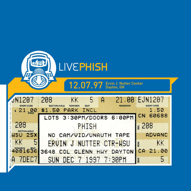 LivePhish 12/07/97 album cover