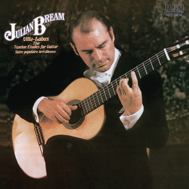 Hermann Hauser I (1950) as heard on Villa-Lobos: 12 Etudes for Guitar & Suite populaire brésilienne by Julian Bream (1978)