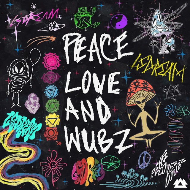 PEACE LOVE & WUBZ album cover