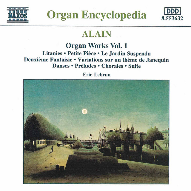 Alain: Organ Works, Vol. 1 album cover