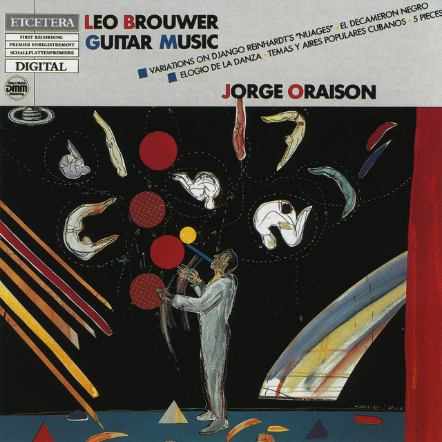 Leo Brouwer, Guitar music, Variations on Django Reinhardt's 'Nuages' and others album cover