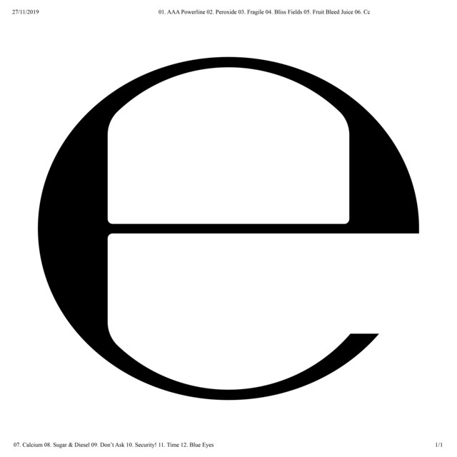 E album cover